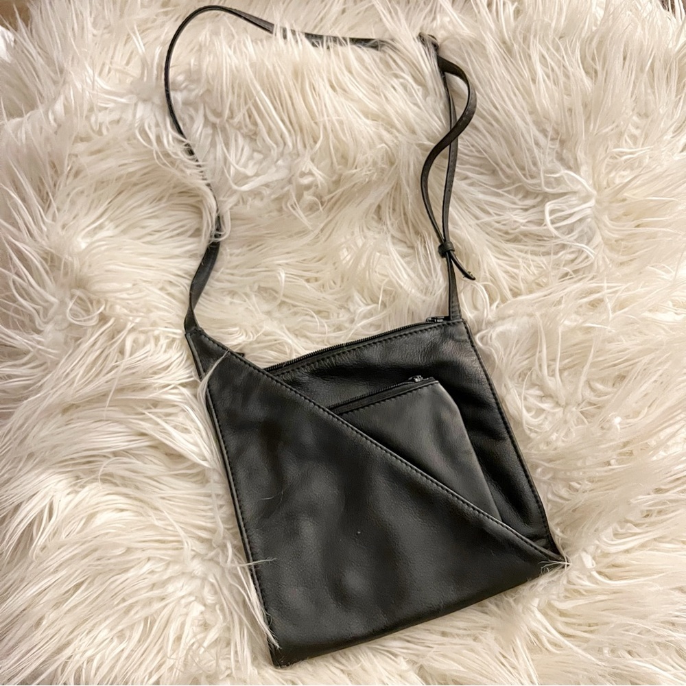 Olbrish Made in Germany Genua Shoulder Bag Crossbody Black